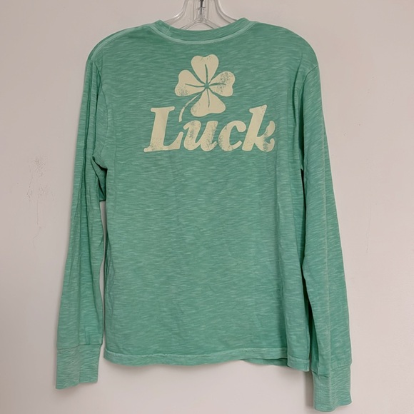 J Crew crewcuts cotton “luck” long sleeves tee - Picture 2 of 5